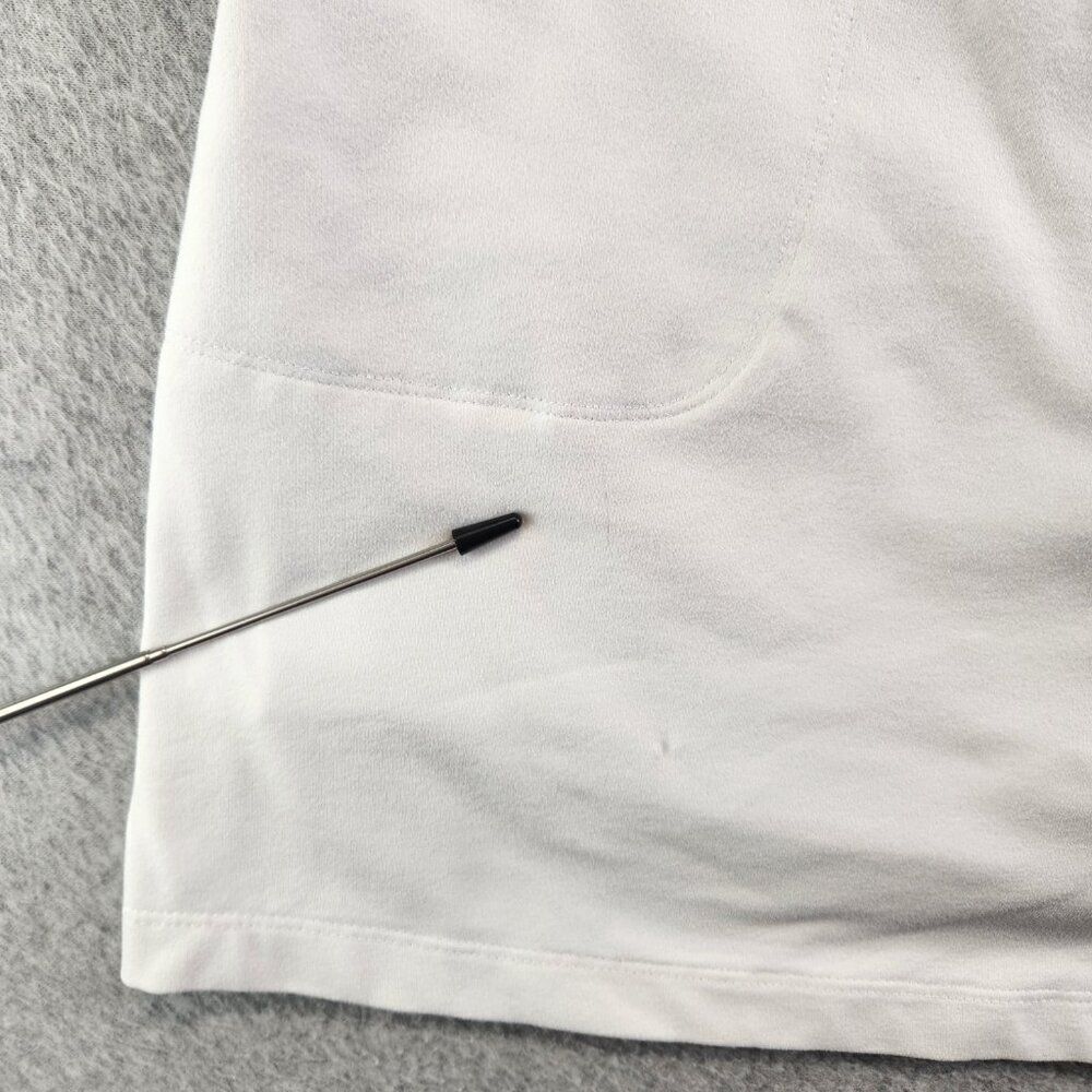 Footjoy Skort Womens L White Jersey Knit Zip Pocket Short Lined Skirt Golf FJ - Picture 3 of 13